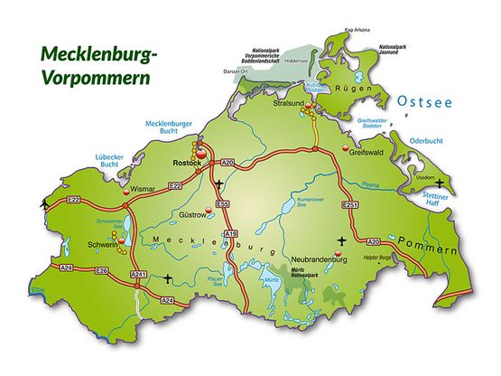 Karte - Mecklenburg-Vorpommern